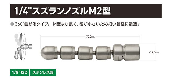 アサダ(asada) 高圧洗浄機 エンジン式 防音タイプ 洗管仕様 23/80GSP HD2308SP_説明_7