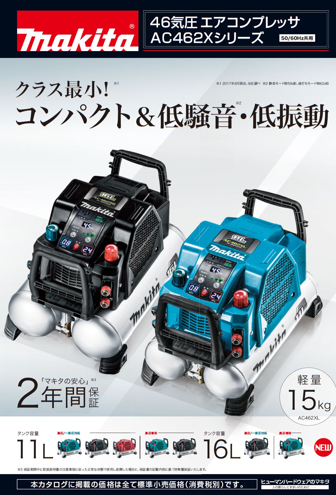 マキタ(makita) AC462XGB エアコンプレッサ 16L 送料無料【解説シリーズ】 | クニハモブログ