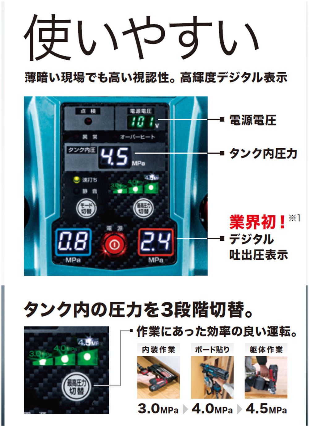 マキタ  エアコンプレッサ  送料無料解説