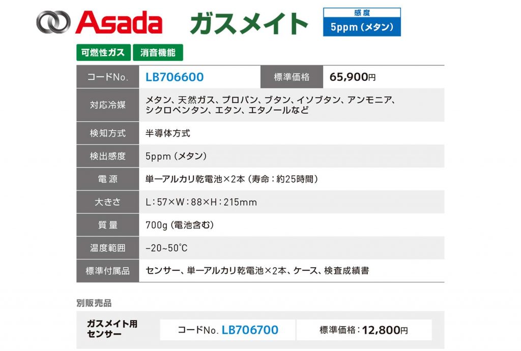 アサダ(Asada) ガスメイト LB706600 送料無料 | クニハモブログ