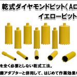 エクセン (EXEN) イエロービット 乾式ダイヤモンドビット (Aロットネジ) ECD200A用