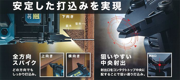 マキタ(makita) FN350DZK 面木釘打機 35mm 充電式 18V 本体のみ ケース 