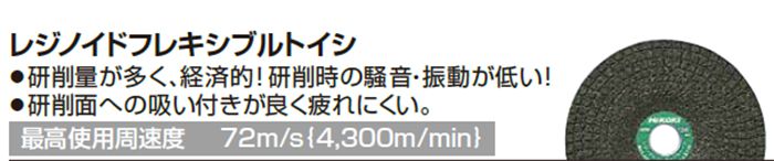 日立工機(ハイコーキ/HIKOKI) 電気ディスクグラインダ 100mm トイシ付き G10SQ2_説明_5