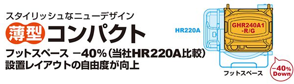 オリオン機械(ORION) ジェットヒーターBRITE かがやき 反射板付 / 前面加温タイプ GHR240A1-R_説明_7