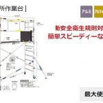 ハセガワ(hasegawa) ジッピー 高所作業台 折りたたみ式 JAS2.0-FSHA_アイキャッチ画像