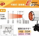 オリオン(ORION) ジェットヒーターHP 環境配慮型Eシリーズ HPE370_画像_2