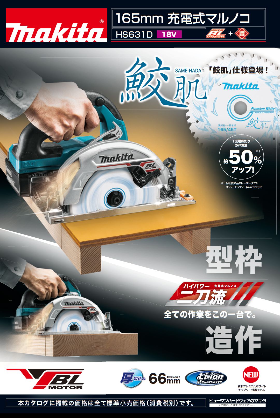 マキタ(makita) HS631DZS 充電式マルノコ 18V 送料無料【解説シリーズ】 | クニハモブログ