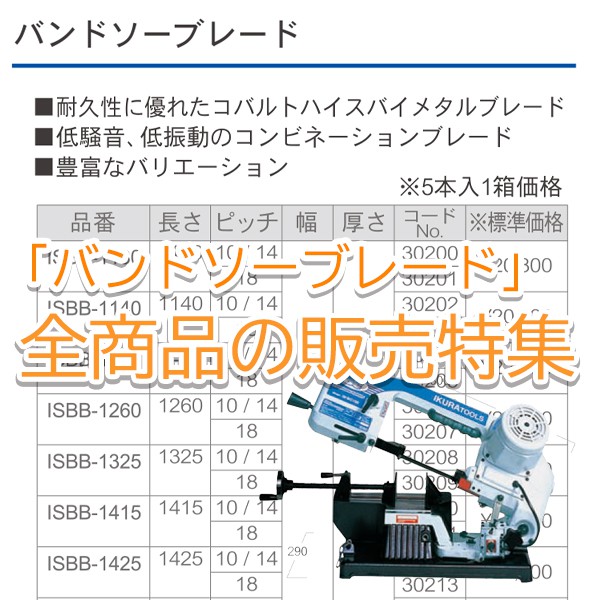 高価値 育良 バンドソーブレード 30227 5枚入 ISBB174518 8052674 送料別途見積り 法人 事業所限定 掲外取寄 