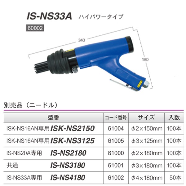 IS-NS20A / IS-NS33A 専用ニードル (ライトニードル用) | イクラ (育良