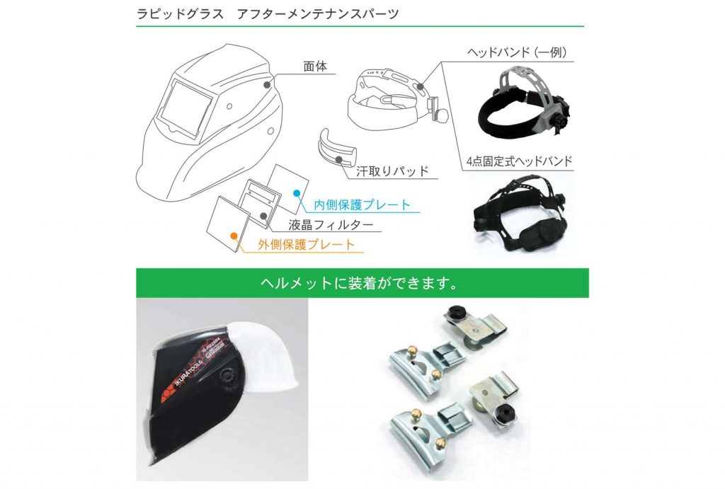 ISK-RG5X イクラ ラピッドグラス (自動遮光溶接面) 40334 | クニハモブログ