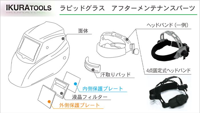 《ラピッドグラス：アフターメンテナンスパーツ全商品はこちら》