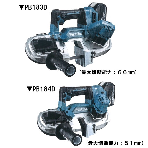 ポイント2倍 マキタ　ポータブルバンドソーPB183DRGX