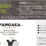 タイタン(サンコー) PANGAEA(パンゲア) CANYON フルハーネス本体のみ ブラック (Lサイズ) PACN-10A-BL-L_アイキャッチ画像