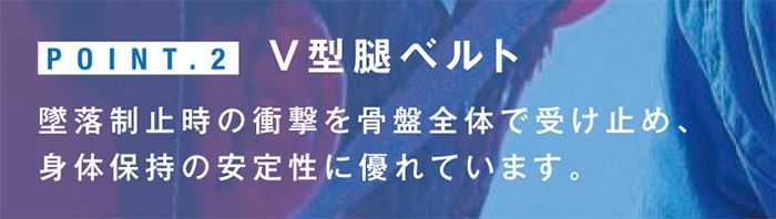 藤井電工 ツヨロン コア(CORE)ハーネス [ダブルランヤード](Gブレード) ベルト色:OR/Mサイズ【新規格対応:第1種/タイプ1】 TH-502-2GB99-OT-2R26_説明_3