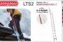 LTS2 ハードルラダー 雪屋根:昇降はしご (2連はしご)