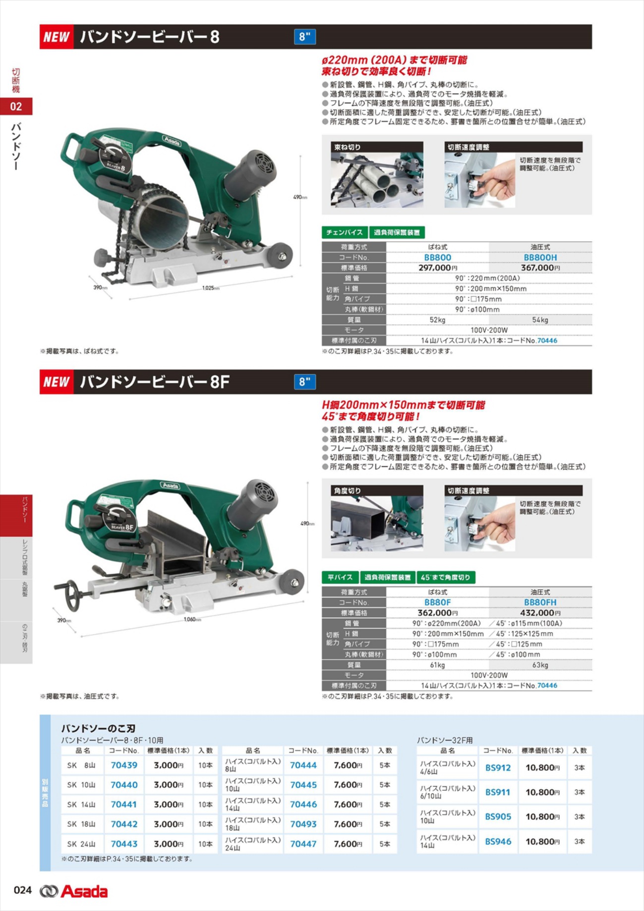 通販激安】 アサダ バンドソービーバー10 BB1000