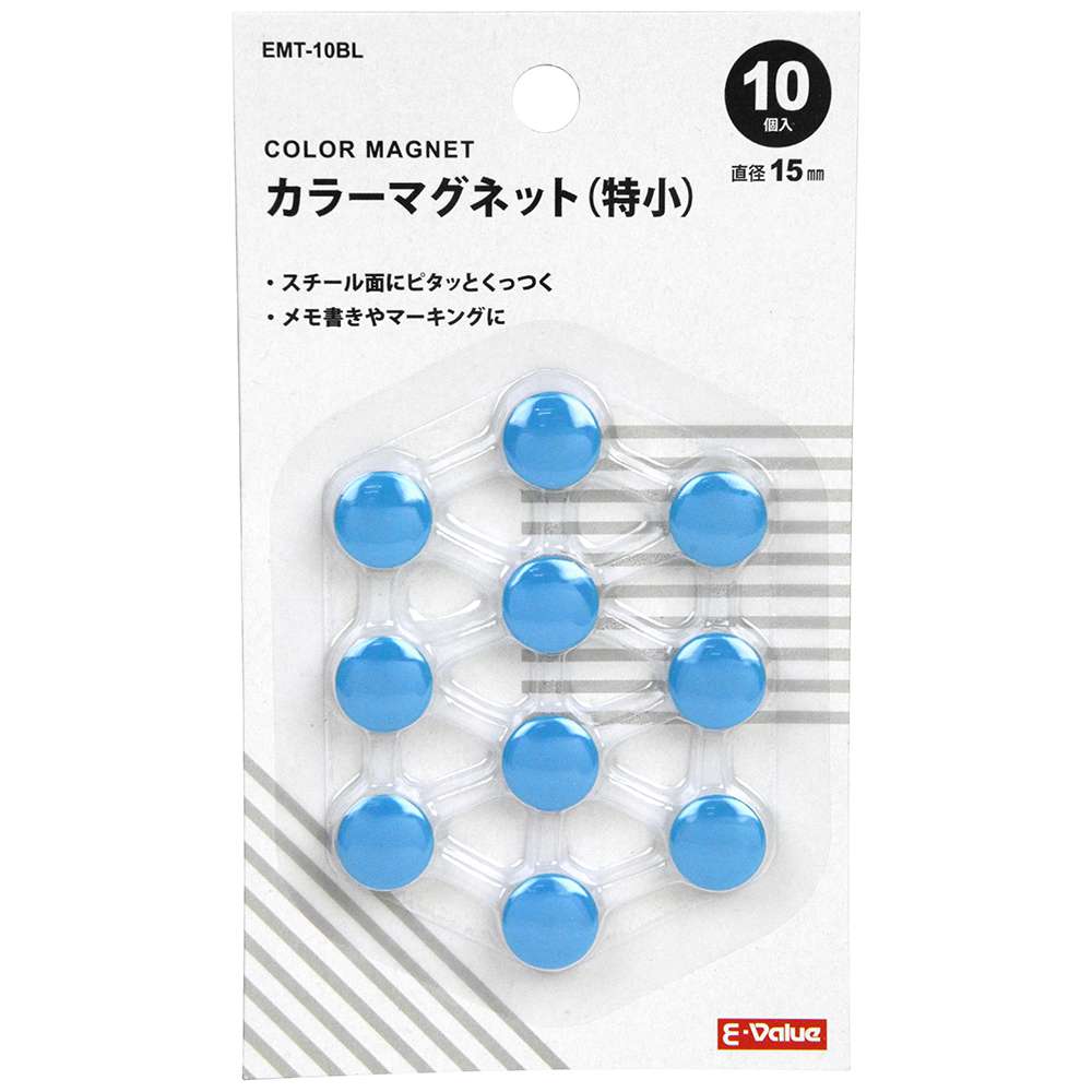 E-VALUE EMT-10YE カラーマグネット 特小 藤原産業 通販