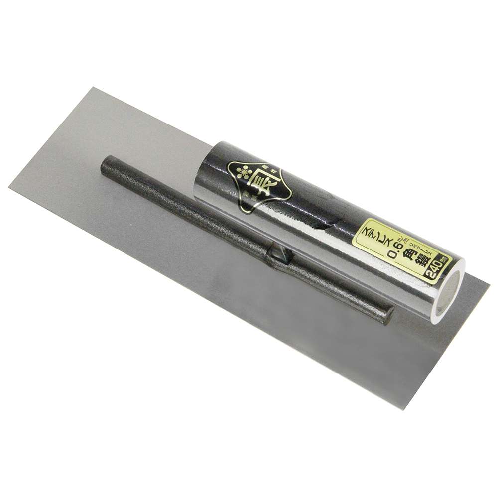 藤原産業 金長 角鏝 油焼 0.5黒塗角柄 240MM リベットレス お取り寄せ 通販
