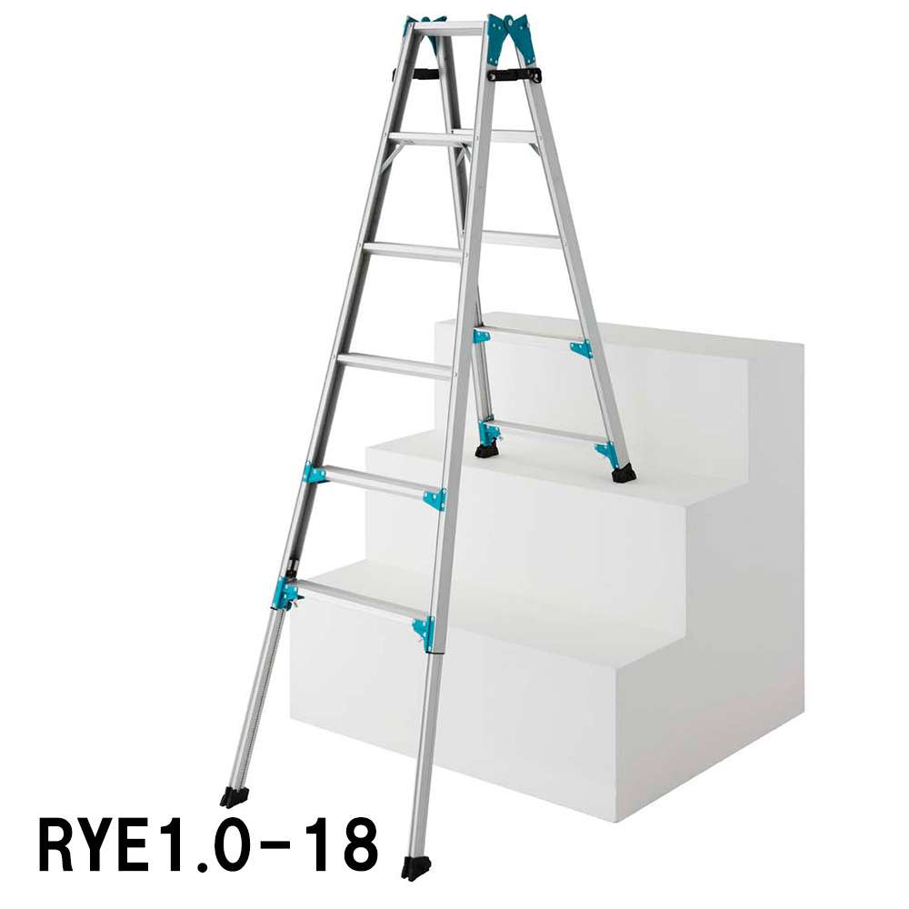 ハセガワ 長谷川 はしご兼用脚部伸縮式脚立 Rye1 0 12 Rye1 0 18 工具通販クニモトハモノ 国本刃物