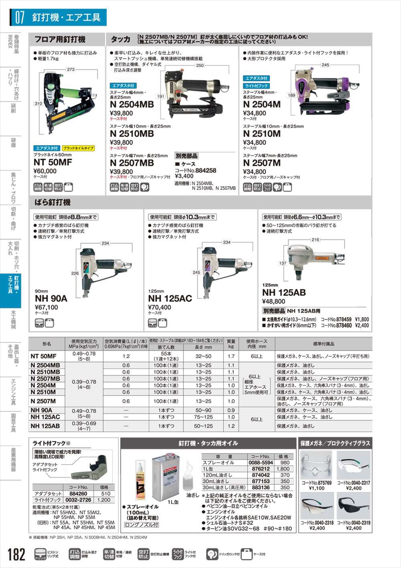 ハイコーキ(日立工機) フロア用釘打機 NT50MF【送料無料】 - 工具通販