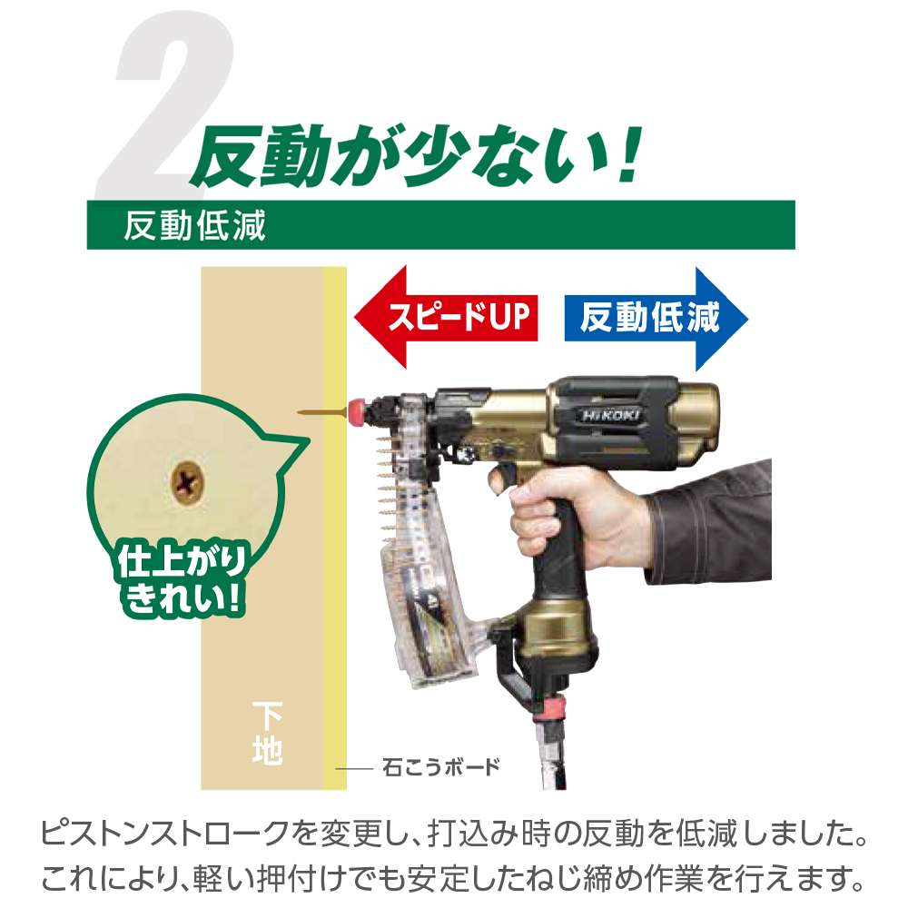 ハイコーキ(日立工機) WF4HS 高圧ねじ打機 ハイゴールド【送料無料