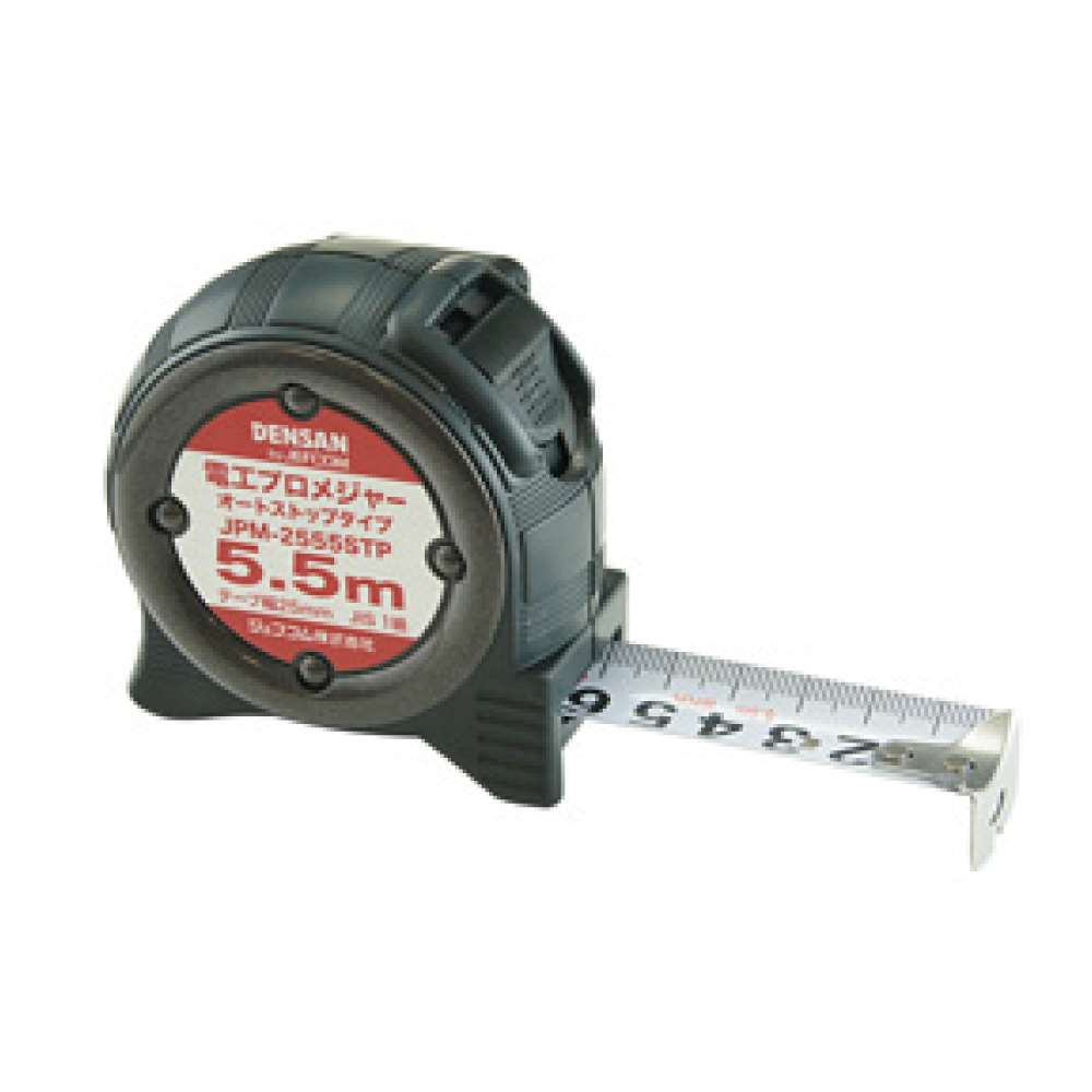 ジェフコム(デンサン) 電工プロメジャー(オートストップタイプ) JPM-2555STP 工具通販クニモトハモノ (国本刃物)