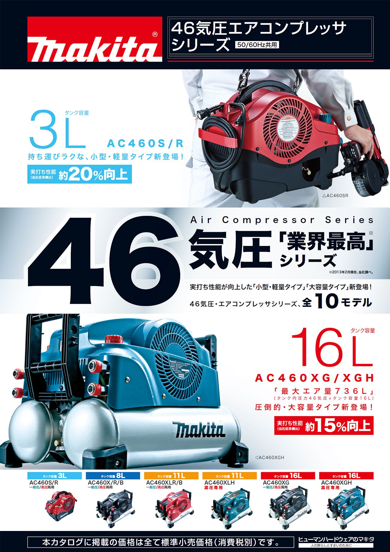 マキタ 高圧コンプレッサー ac460s-