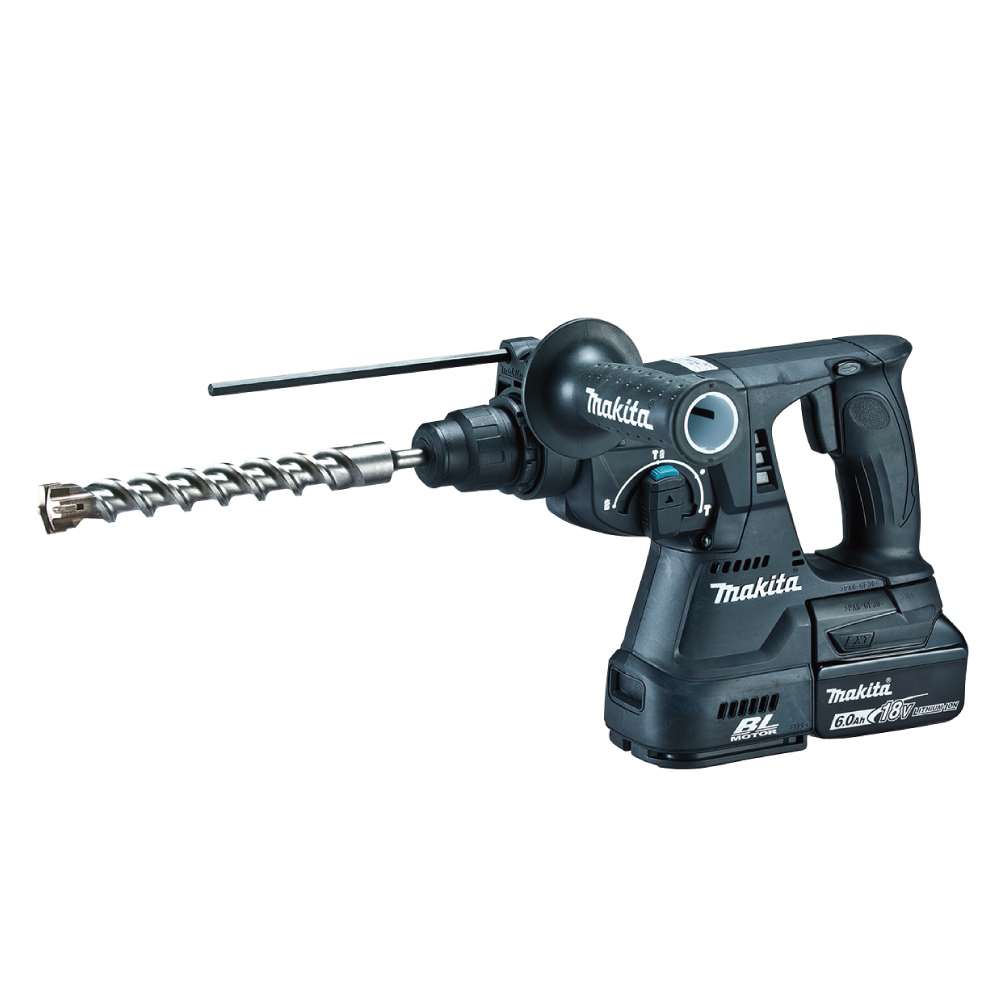 マキタ(makita) 充電式ハンマドリル(SDSプラスシャンク) 24mm HR244DRGXB 18V 6.0Ah〜HR244DZKB【送料無料】  - 工具通販クニモトハモノ (国本刃物)