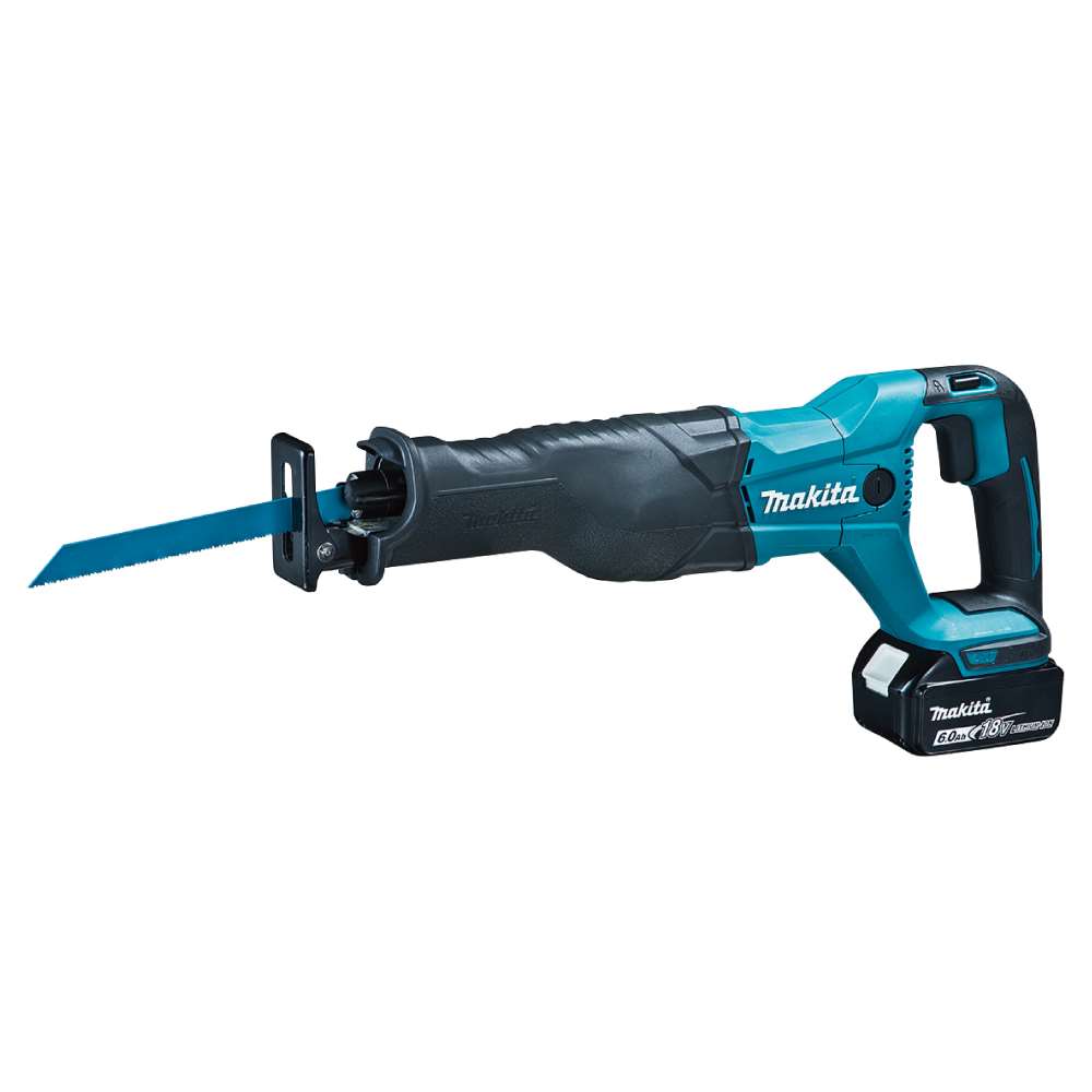 紺×赤 **MAKITA マキタ 充電式レシプロソー 18V/6,0Ah JR360DPG2