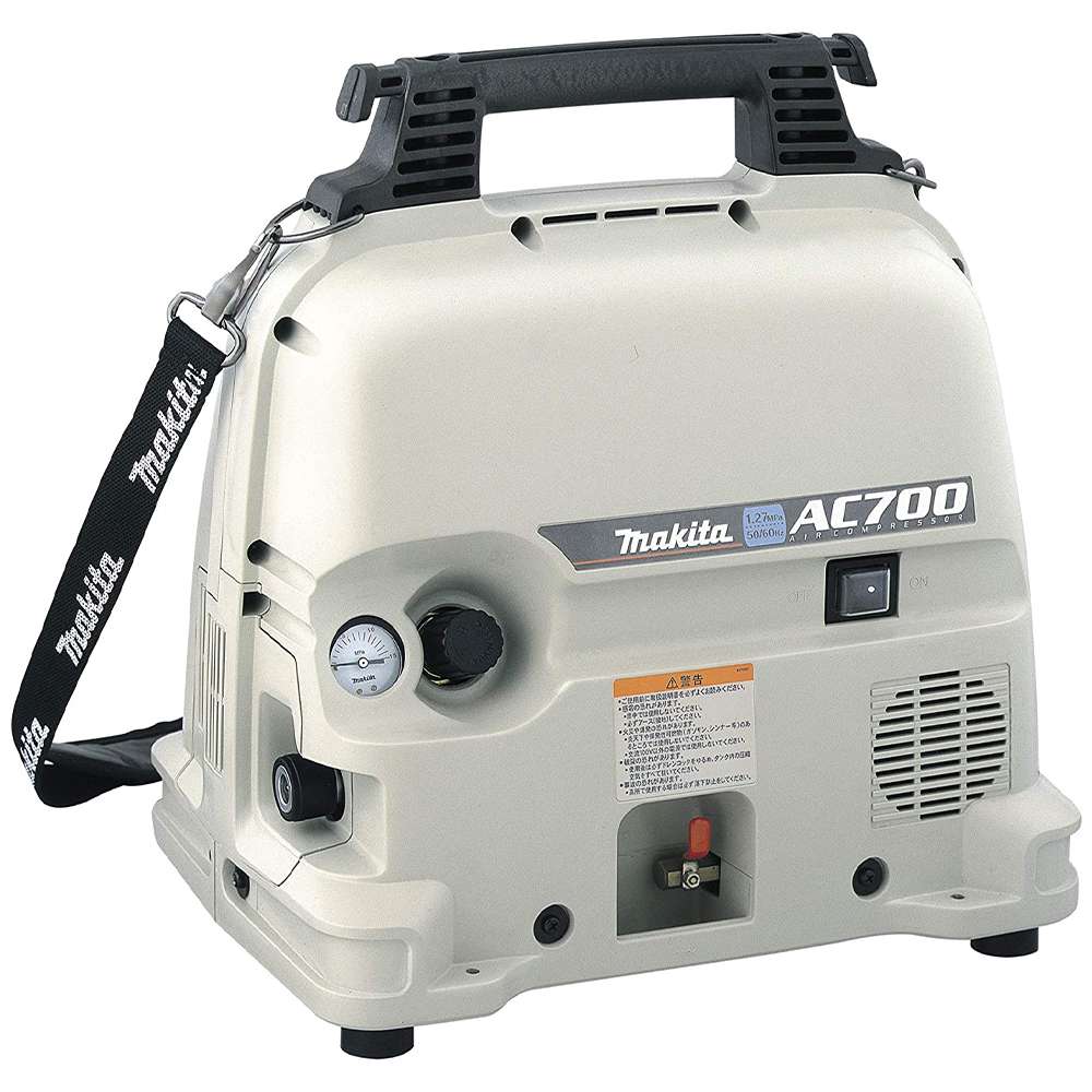 マキタ AC700 エアコンプレッサー 5L 常圧【送料無料】 - 工具通販クニモトハモノ (国本刃物)