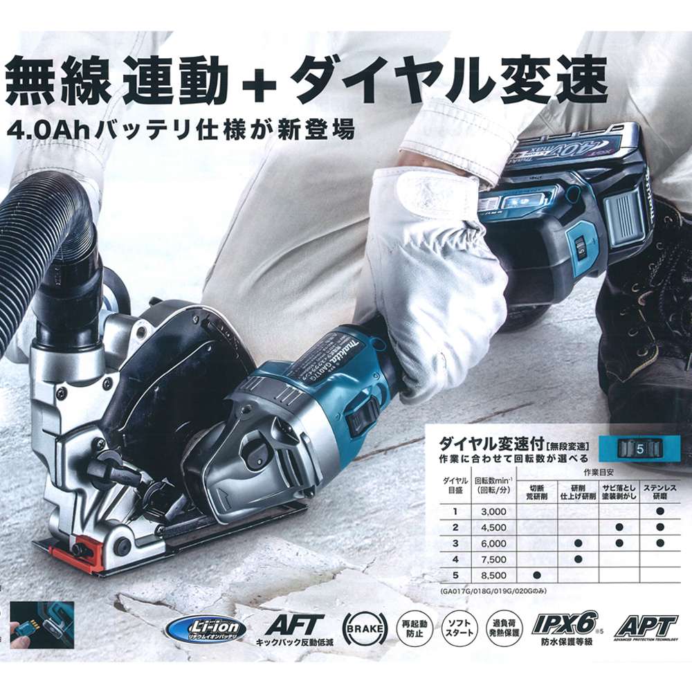 GA019GRMX ディスクグラインダ・マキタ電動工具・領収書可・新品・送料