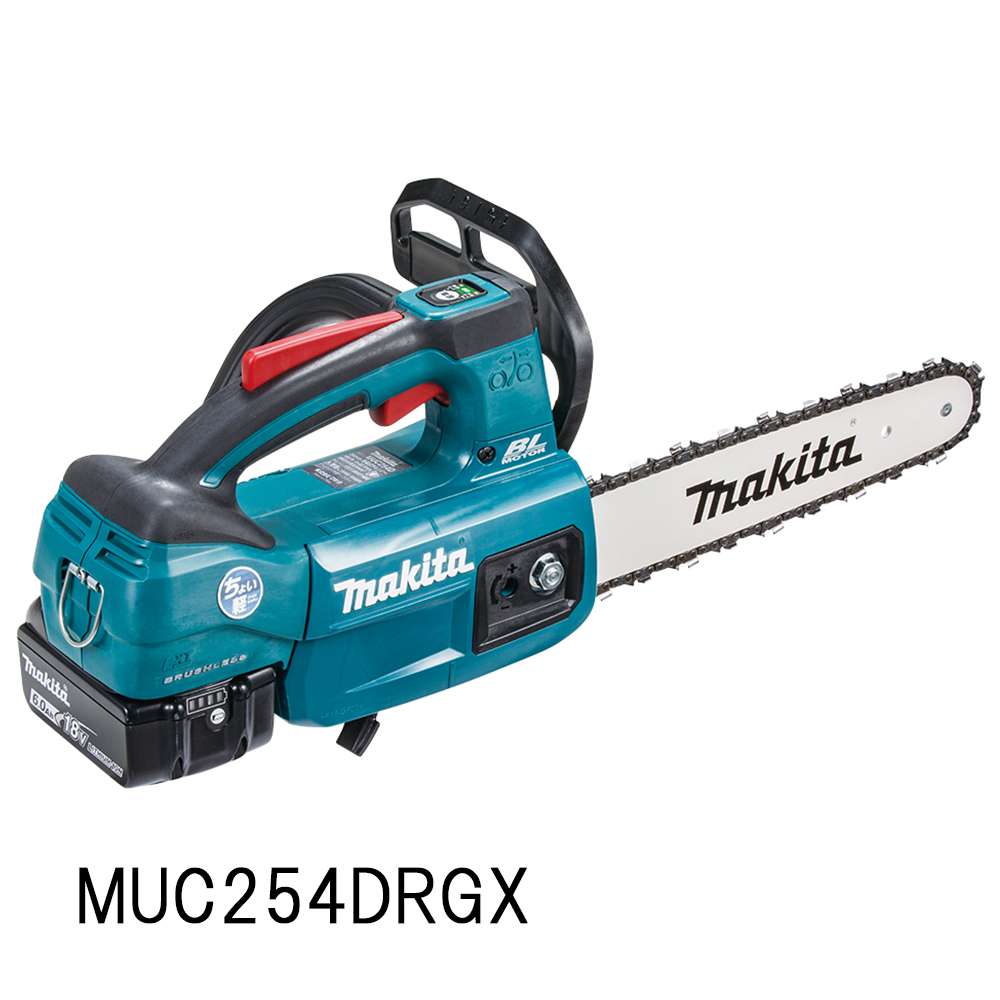 SALE低価013♪おすすめ商品♪マキタ　makita 充電式チェーンソー　18V+18V MUC303DRG2　バッテリ×2　充電器有 チェーンソー