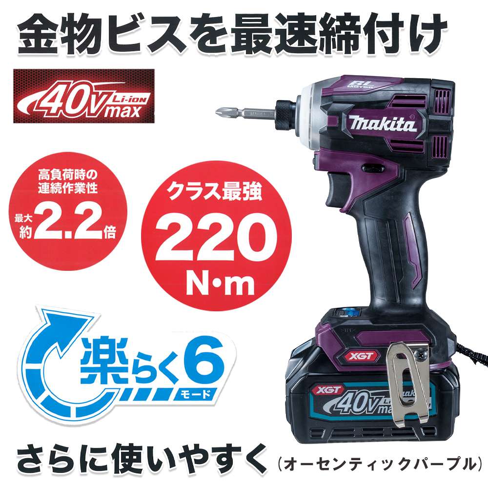 卸直営店（お得な特別割引価格） マキタ40V インパクトドライバー