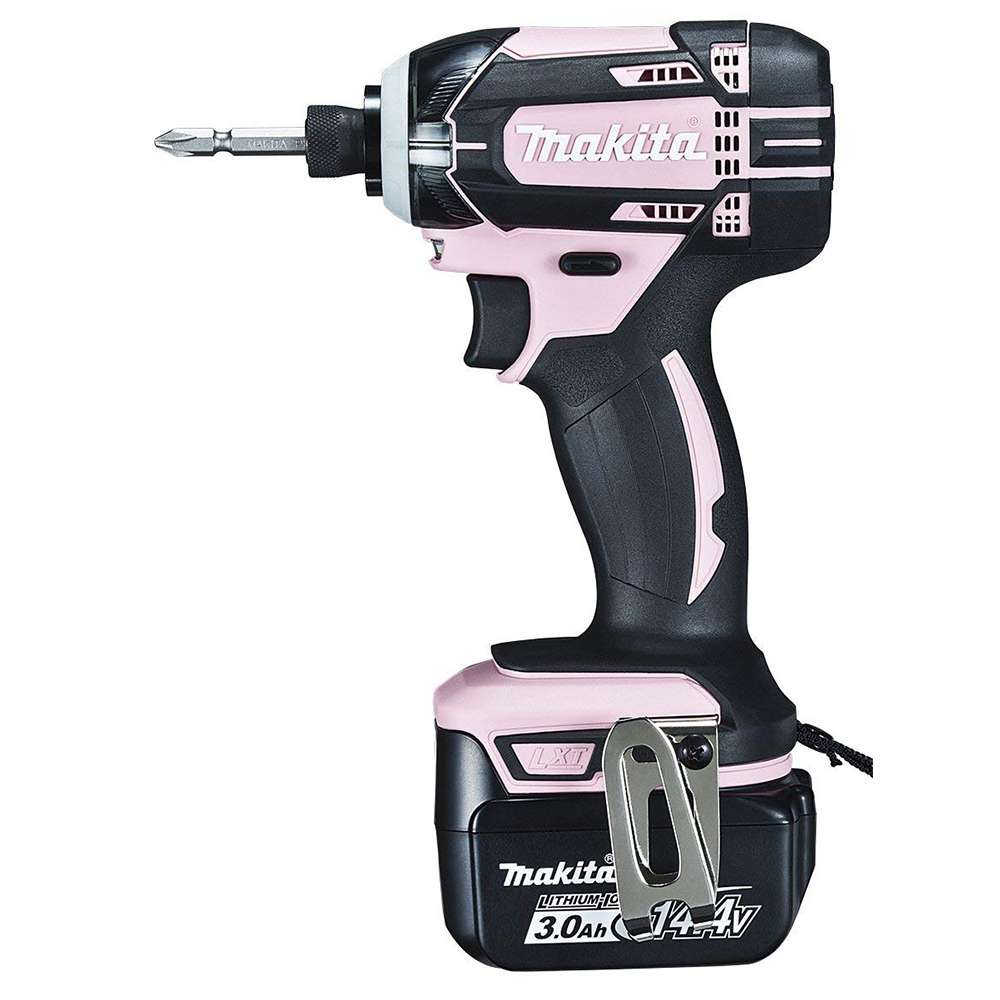 名入れ無料】 マキタ[makita] 14.4V充電式インパクトドライバ (ピンク