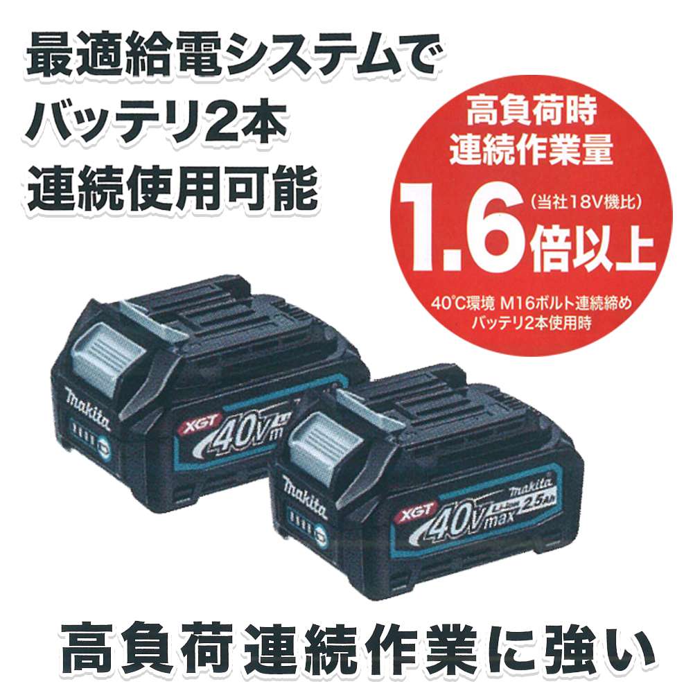 マキタ TW004GRDX TW004GZ 充電式インパクトレンチ 40Vmax - 工具通販