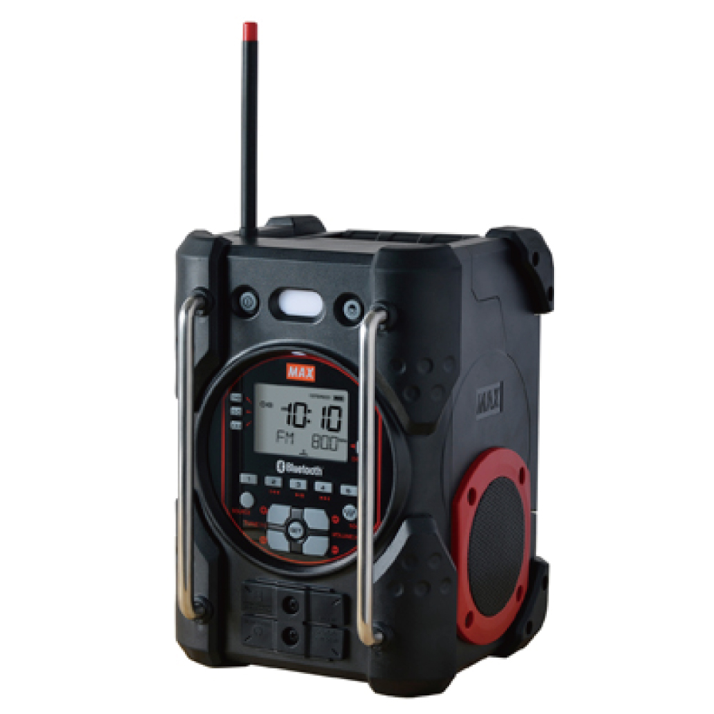 取説有りました、MAX 現場ラジオAJ-RD431 マックス充電式オーディオ